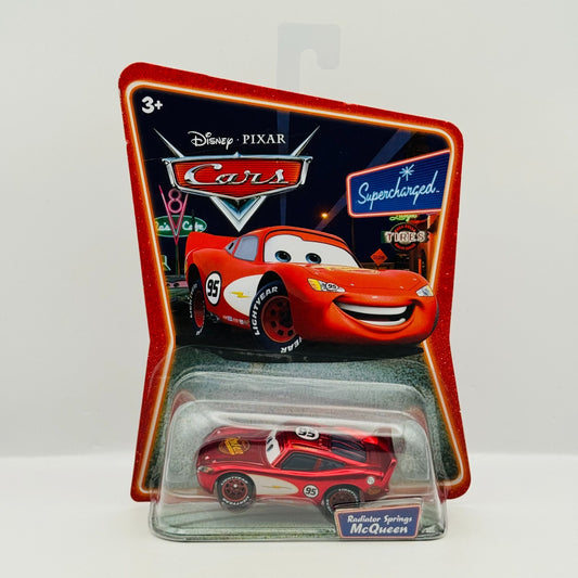 Disney Pixar Cars - RADIATOR SPRINGS MCQUEEN Supercharged 2007 - 1:55 Diecast