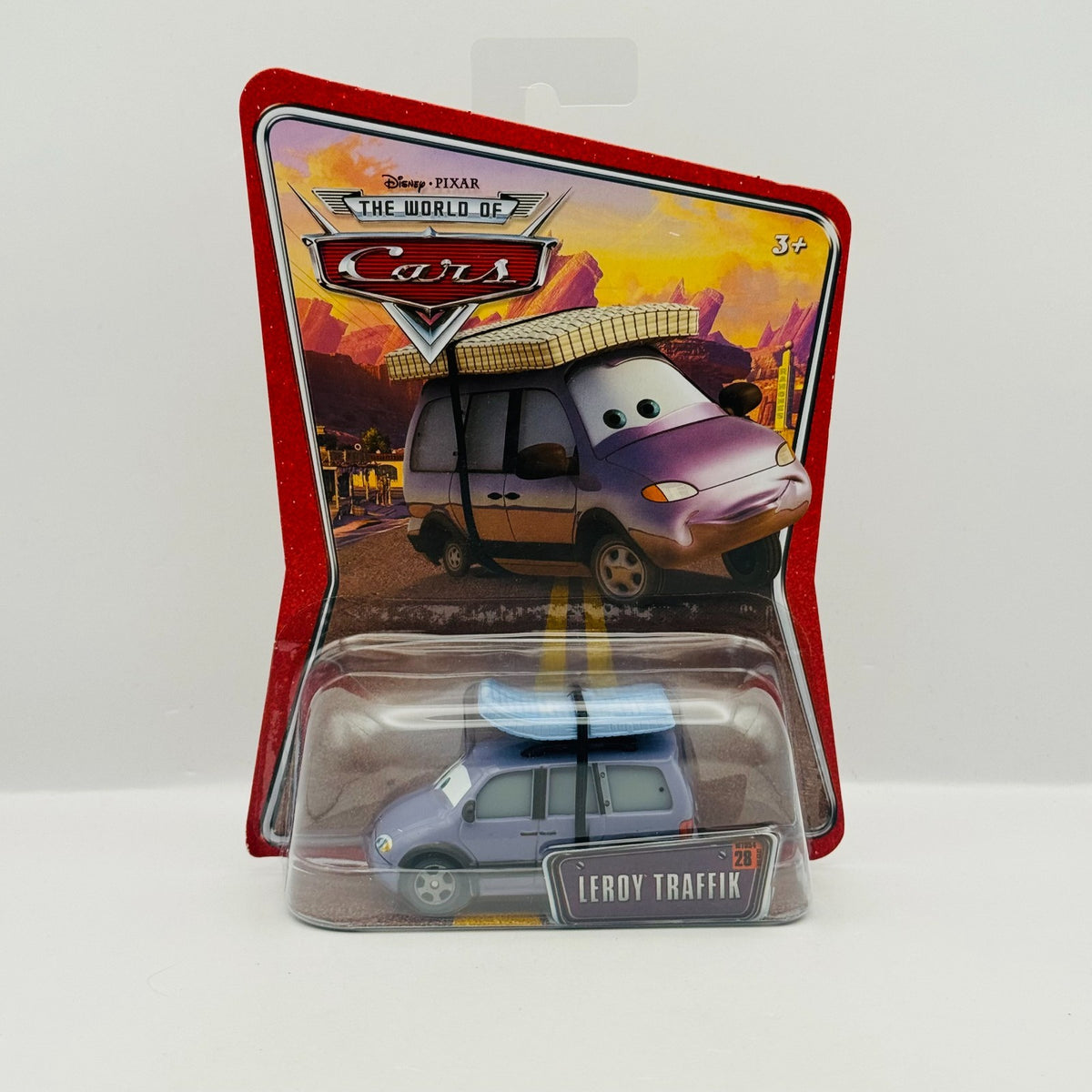 Disney Pixar Cars - LEROY TRAFFIK MATTRESS World Of Cars 2008 - 1:55 Diecast