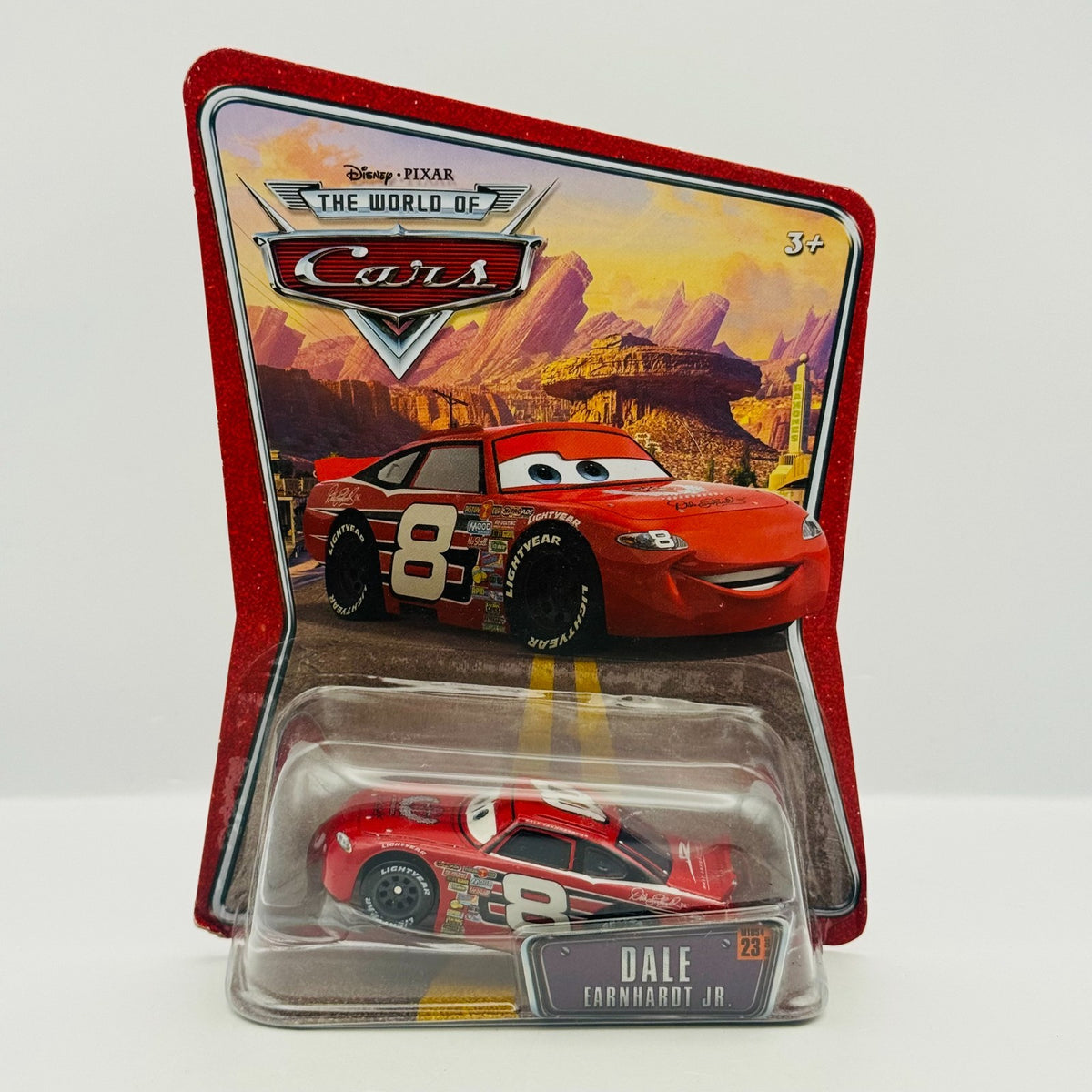 Disney Pixar Cars - DALE EARNHARDT JR BUDWEISER World of Cars 2008- 1:55 Diecast