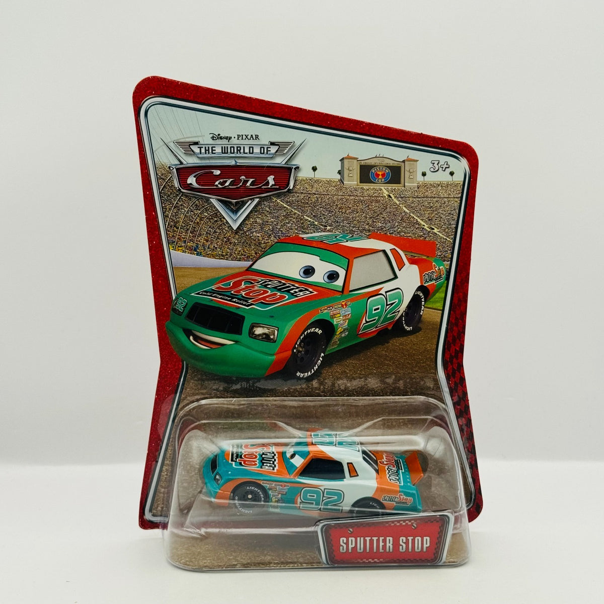 Disney Pixar Cars MURRAY CLUTCHBURN SPUTTER STOP World Of Cars 2008 1:55 Diecast