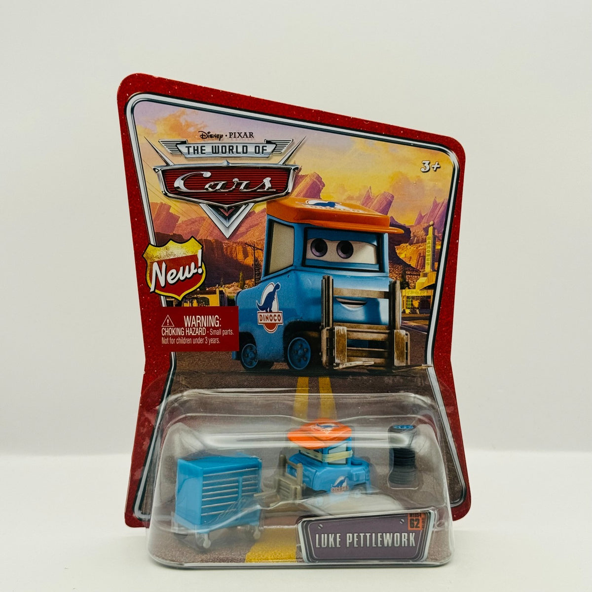 Disney Pixar Cars - LUKE PETTLEWORK DINOCO PITTY World Of Cars 2008 1:55 Diecast