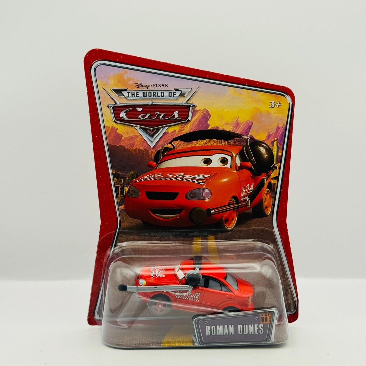 Disney Pixar Cars - ROMAN DUNES CHIEF NO STALL World Of Cars 2008 - 1:55 Diecast