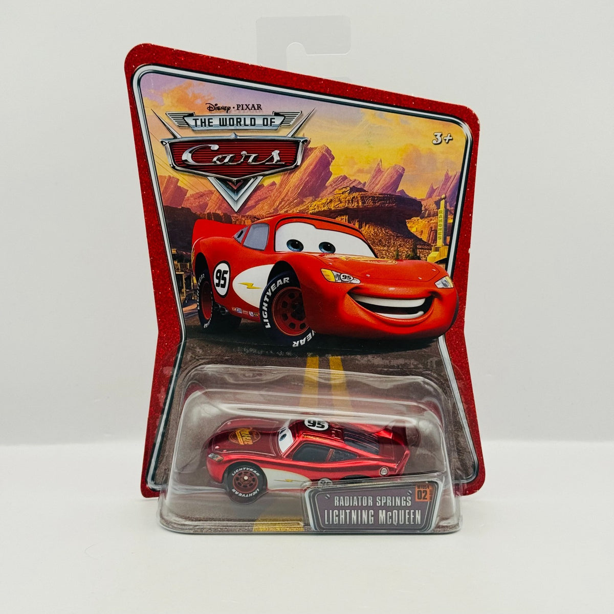 Disney Pixar Cars - RADIATOR SPRINGS MCQUEEN World of Cars 2008 - 1:55 Diecast
