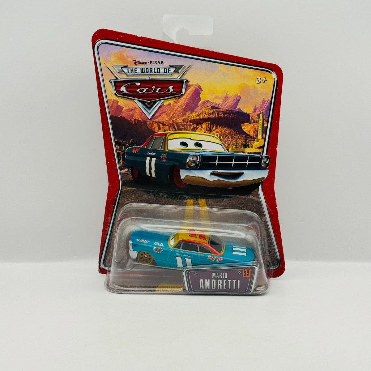 Disney Pixar Cars - MARIO ANDRETTI World Of Cars 2008 - 1:55 Diecast