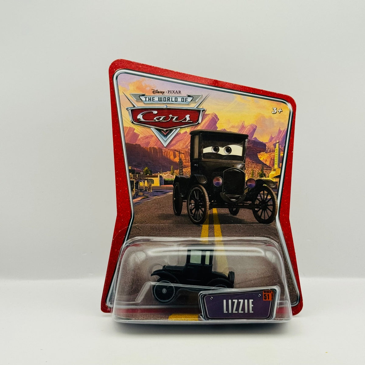 Disney Pixar Cars - LIZZIE [Ford Model T] World of Cars 2008 - 1:55 Diecast