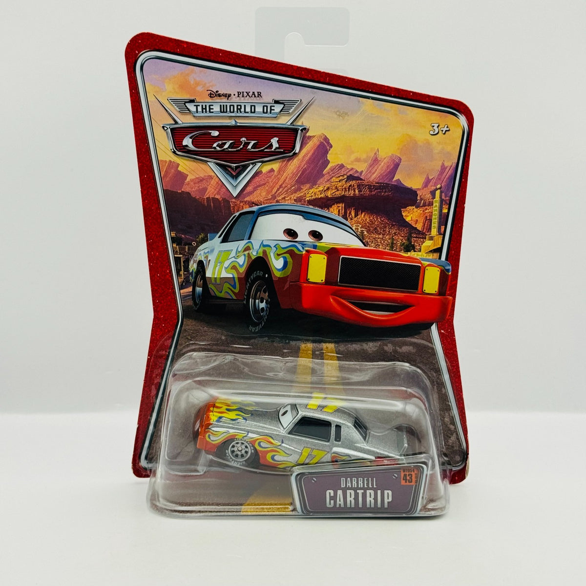 Disney Pixar Cars - DARRELL CARTRIP World Of Cars 2008 - 1:55 Diecast
