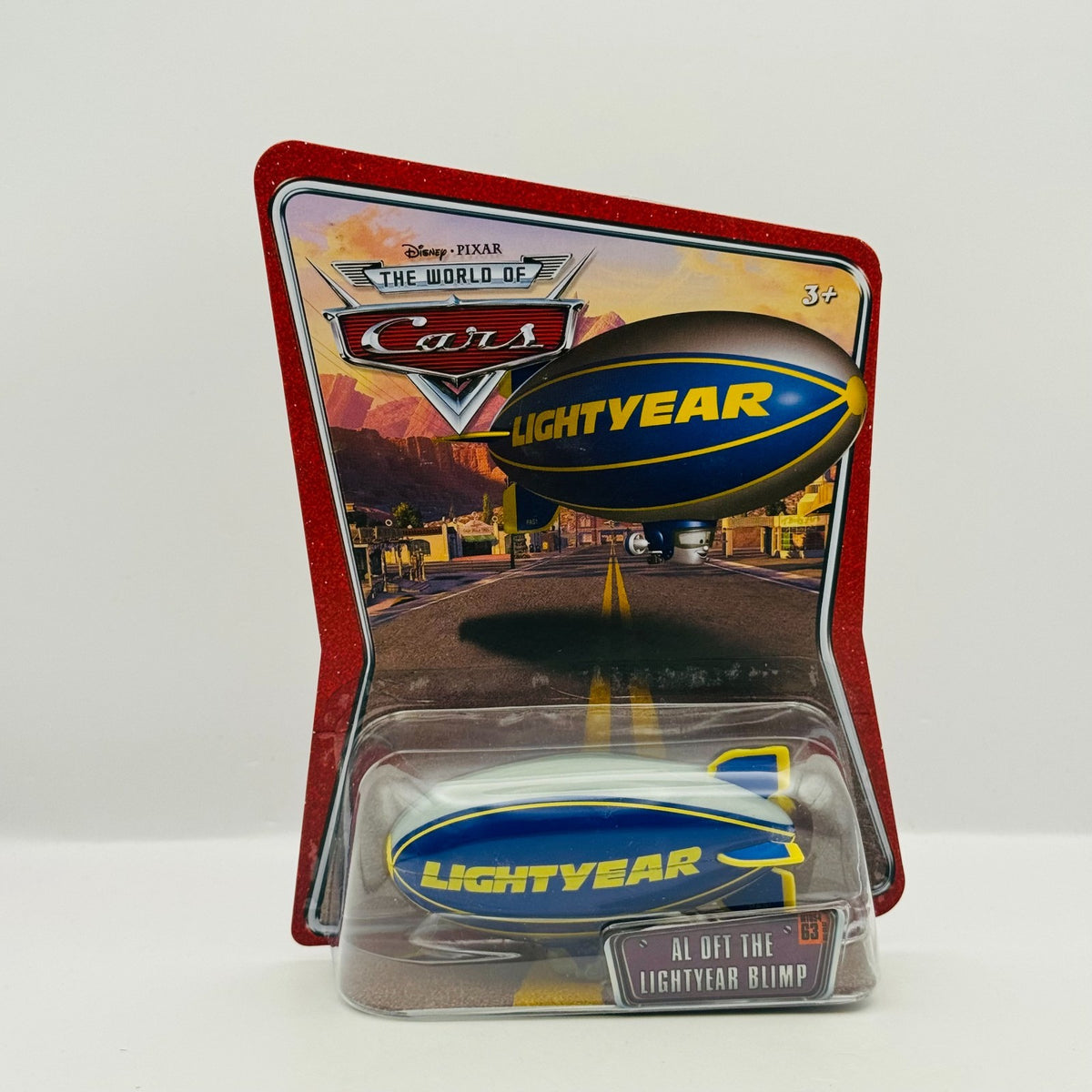 Disney Pixar Cars - AL OFT LIGHTYEAR BLIMP World Of Cars 2008 - 1:55 Diecast