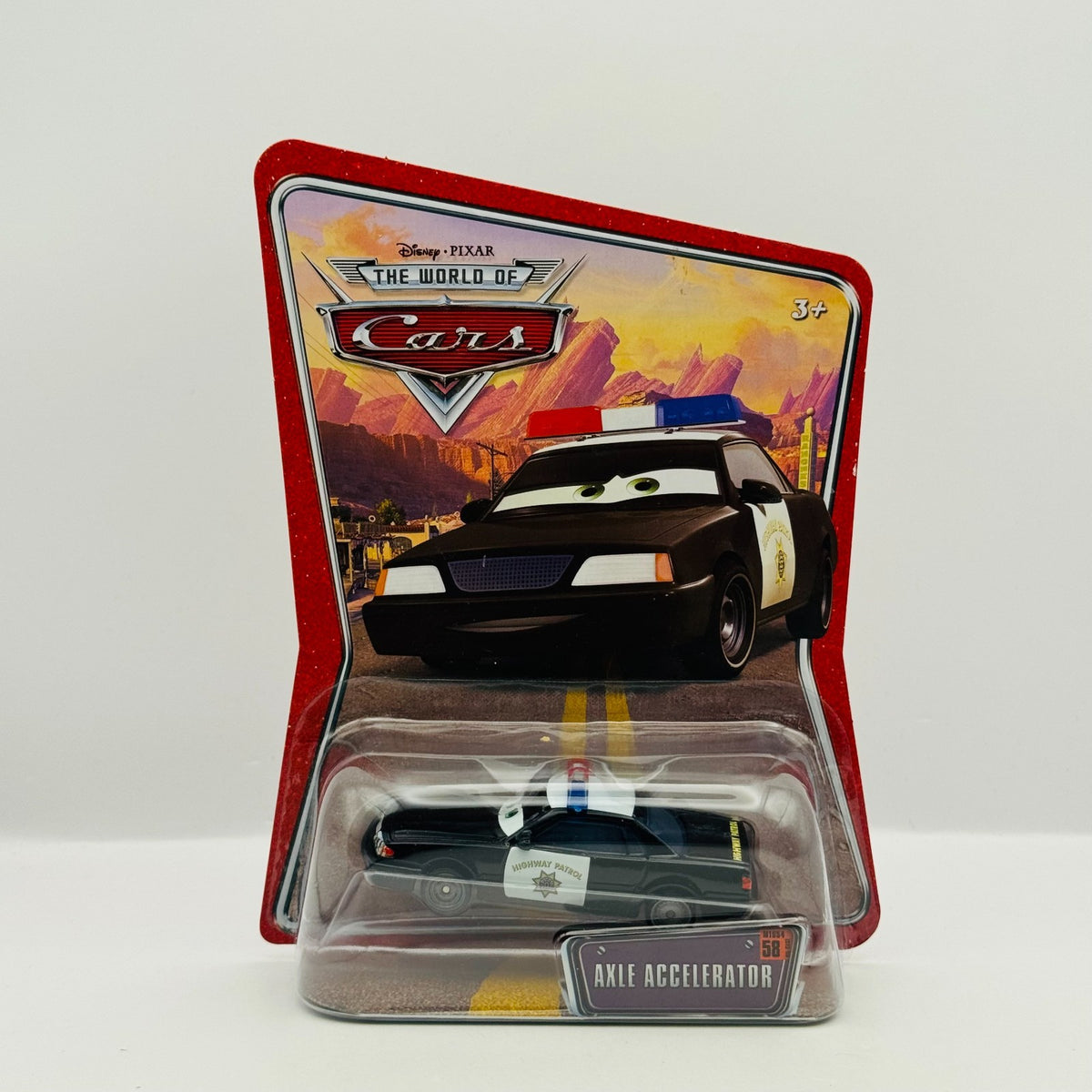 Disney Pixar Cars - AXLE ACCELERATOR World Of Cars 2008 - 1:55 Diecast