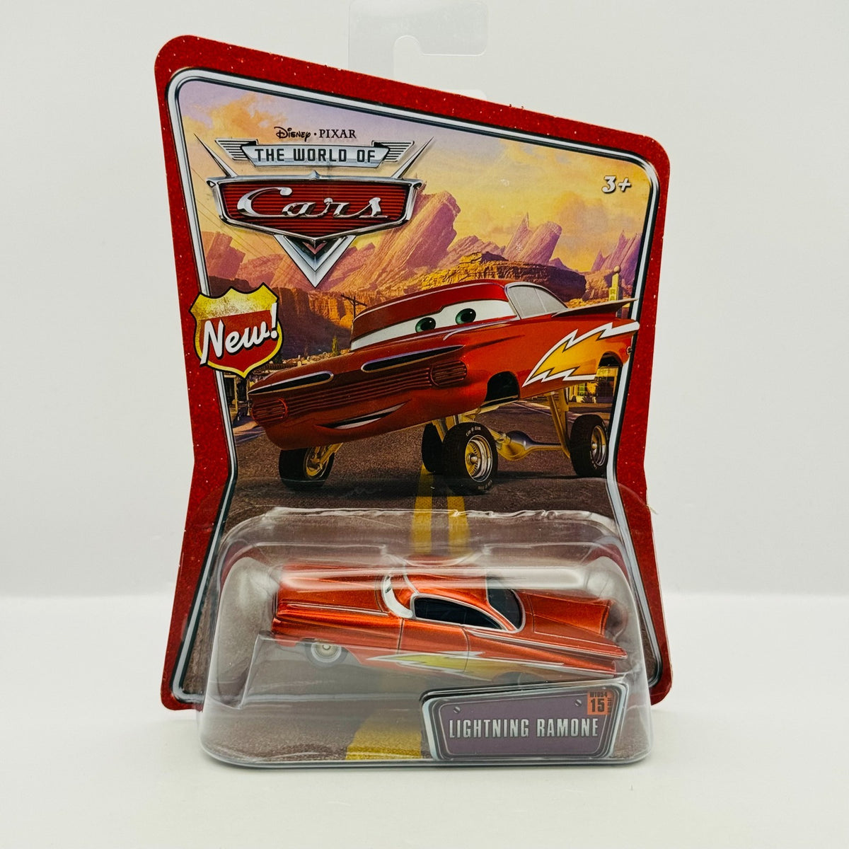Disney Pixar Cars - LIGHTNING RAMONE World Of Cars 2008 - 1:55 Diecast