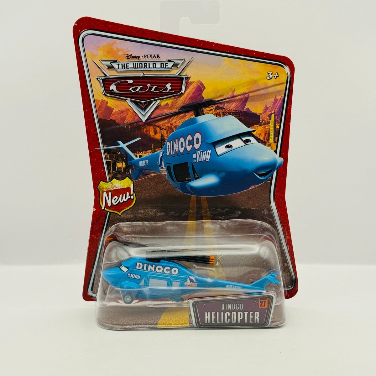 Disney Pixar Cars - DINOCO HELICOPTER ROTOR World Of Cars 2008 - 1:55 Diecast