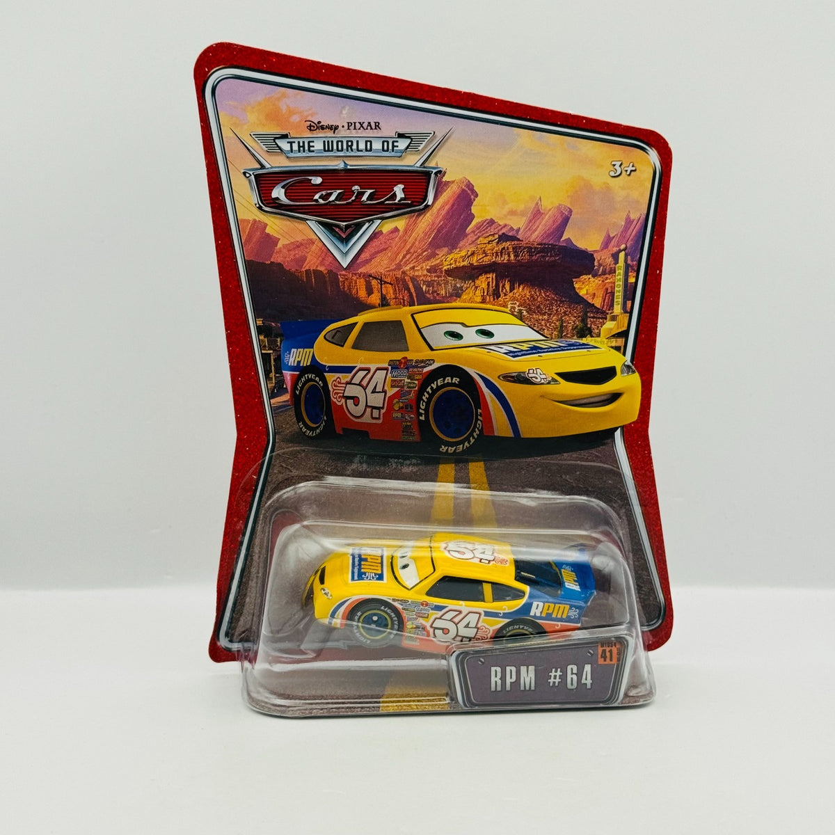Disney Pixar Cars - WINFORD BRADFORD RPM Piston World of Cars 2008 1:55 Diecast