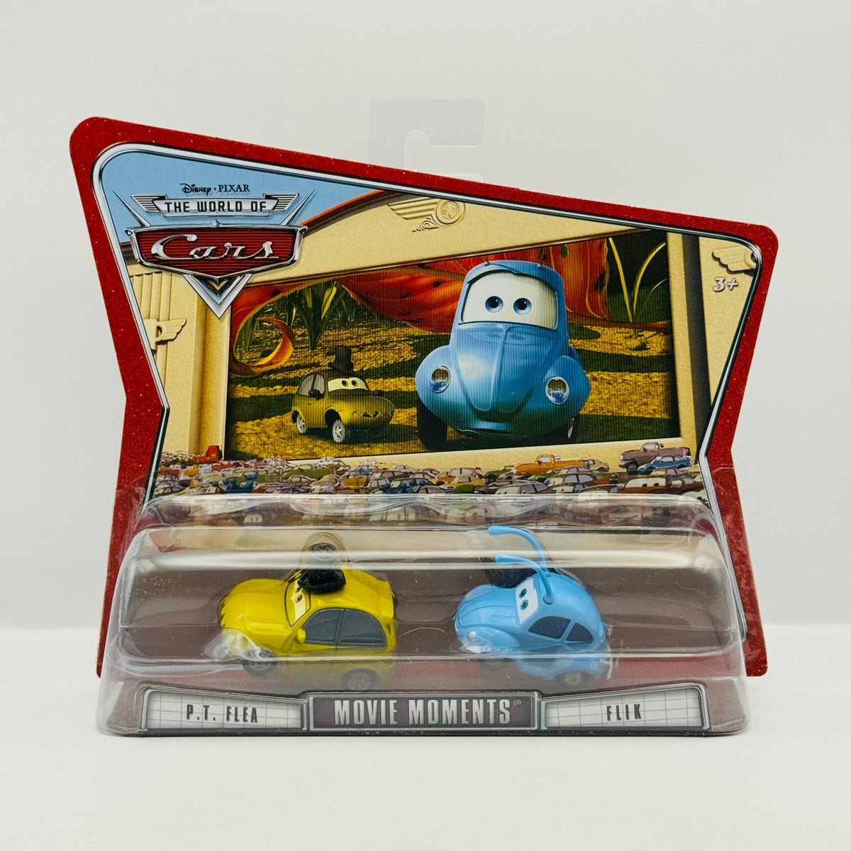 Disney Pixar Cars - P.T. FLEA & FLIK Bug's Life World Of Cars 2008 -1:55 Diecast