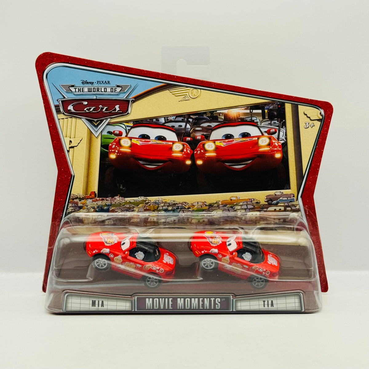Disney Pixar Cars - RED MIA & TIA World Of Cars 2008 - 1:55 Diecast