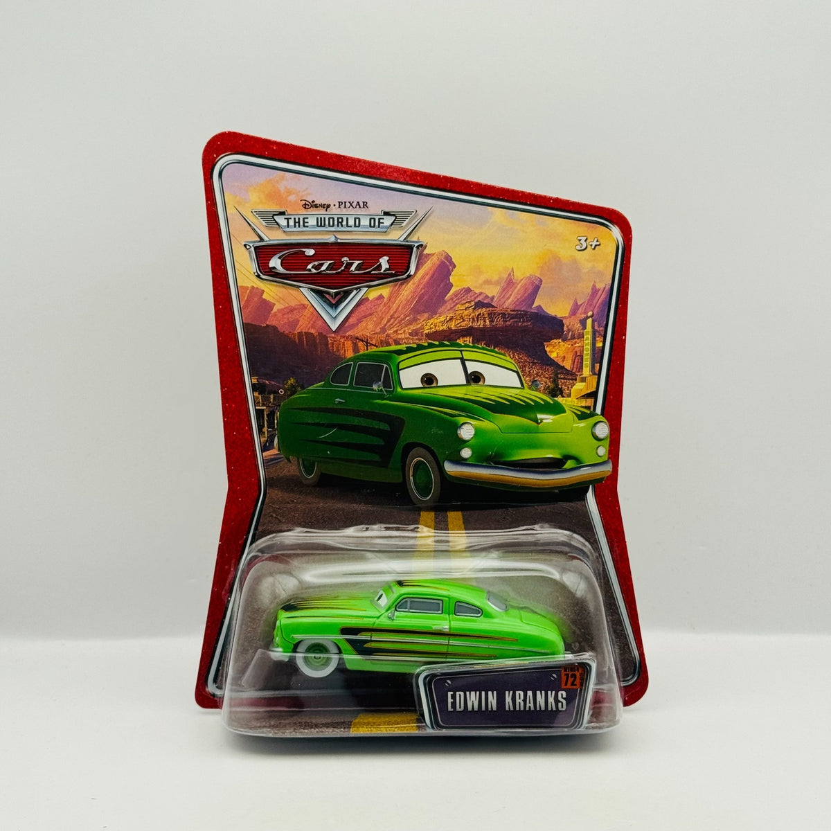 Disney Pixar Cars - EDWIN KRANKS World Of Cars 2008 - 1:55 Diecast