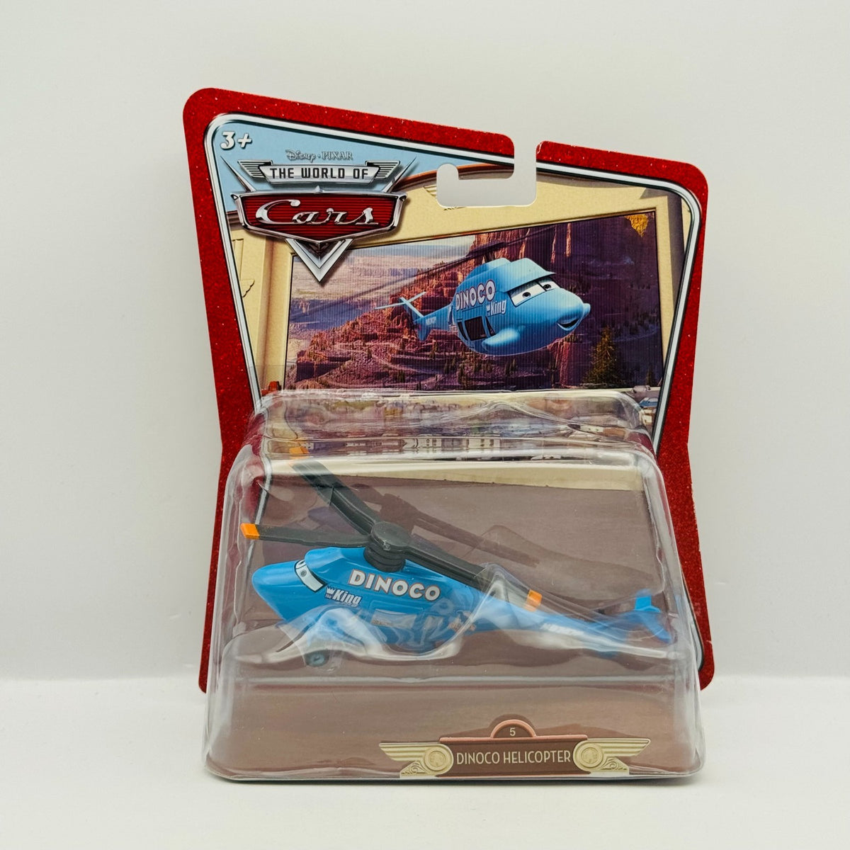 Disney Pixar Cars - ROTOR TURBOSKY DINOCO HELICOPTER Mega Size 2008 1:55 Diecast
