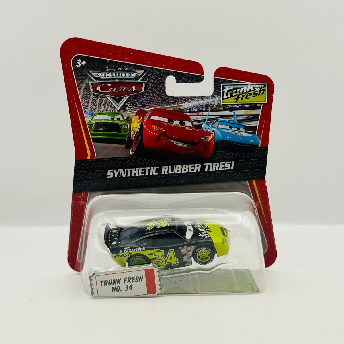 Disney Pixar Cars DIRKSON D'AGOSTINO TRUNK FRESH Rubber Tires 2009 1:55 Diecast