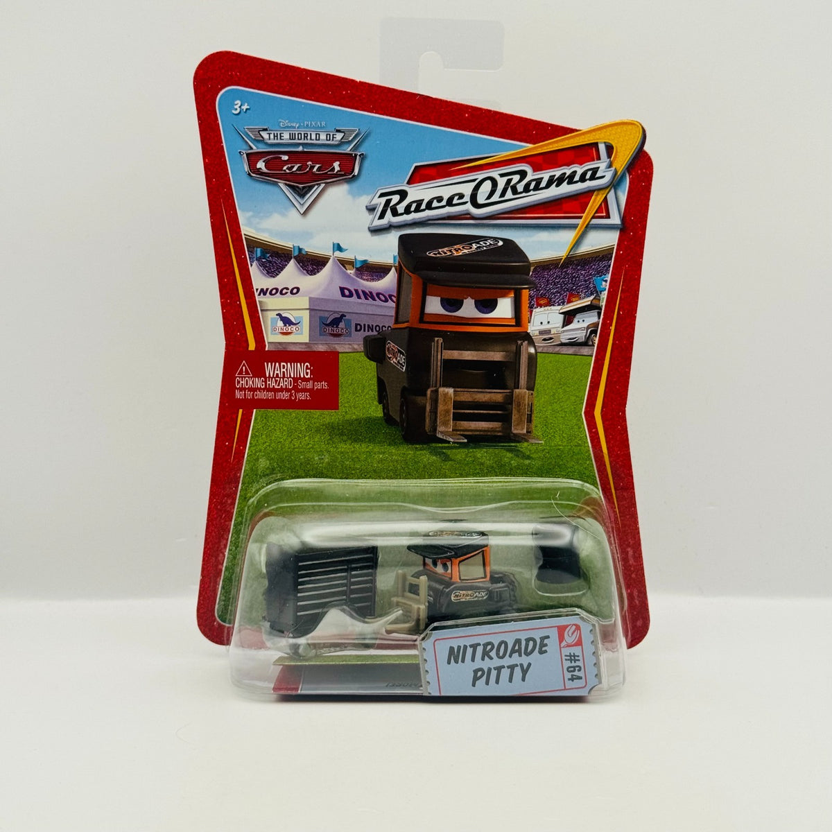 Disney Pixar Cars - HUGO FAST NITROADE PITTY Race O Rama 2009 - 1:55 Diecast