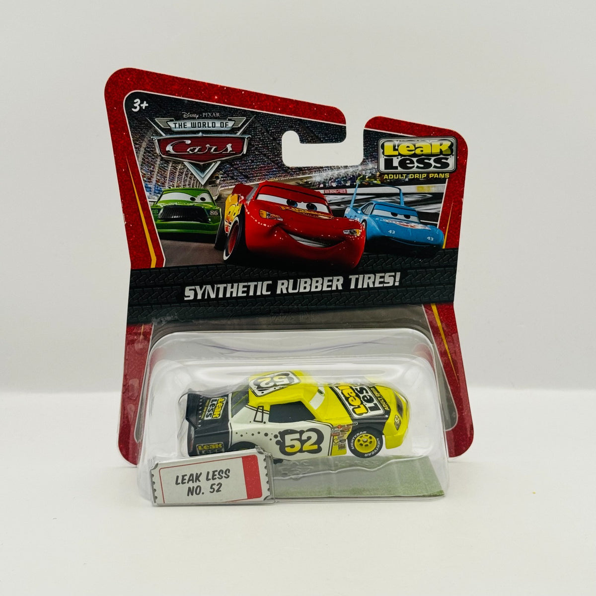 Disney Pixar Cars - CLAUDE SCRUGGS LEAK LESS Rubber Tires 2009 - 1:55 Diecast