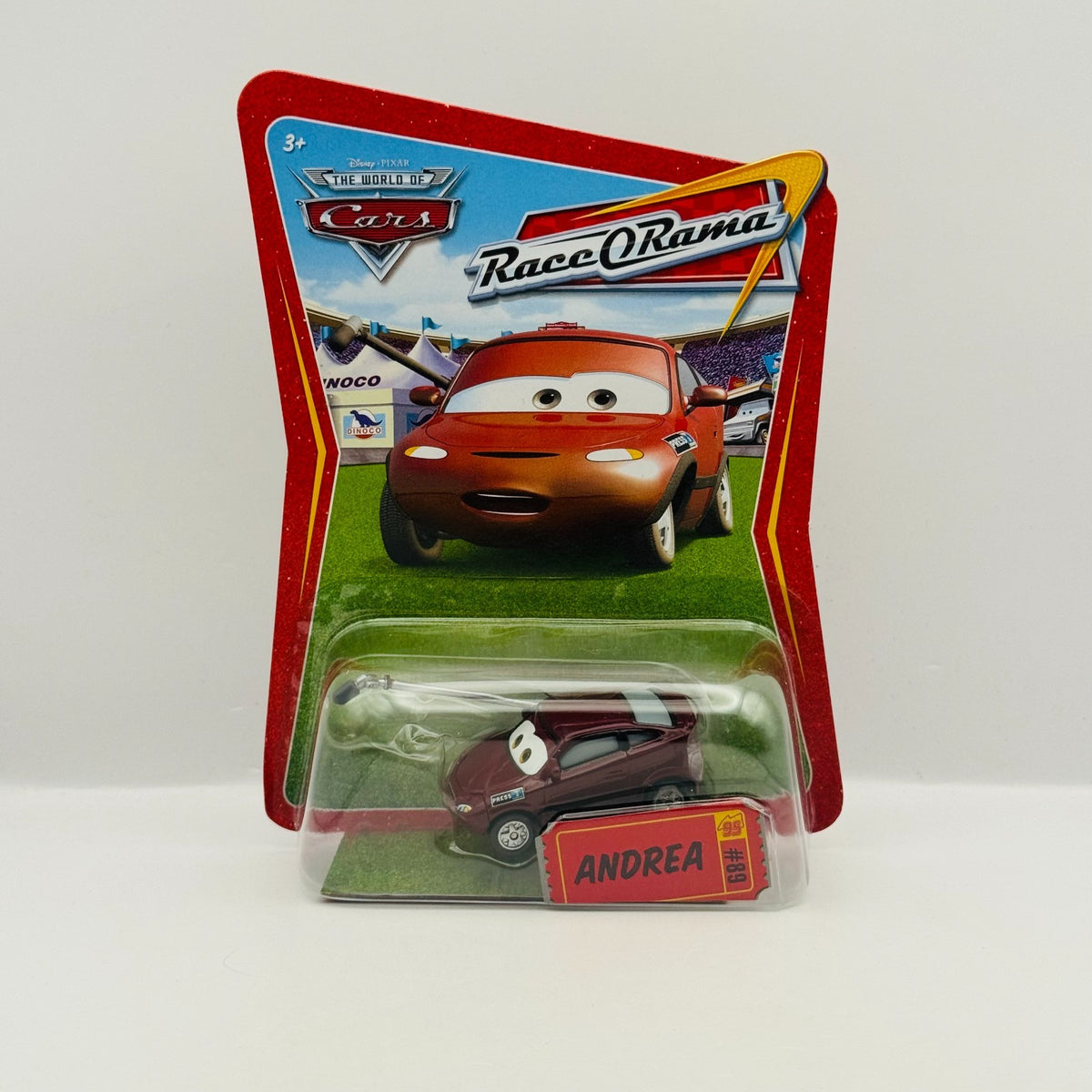 Disney Pixar Cars - ANDREA Race O Rama 2009 - 1:55 Diecast