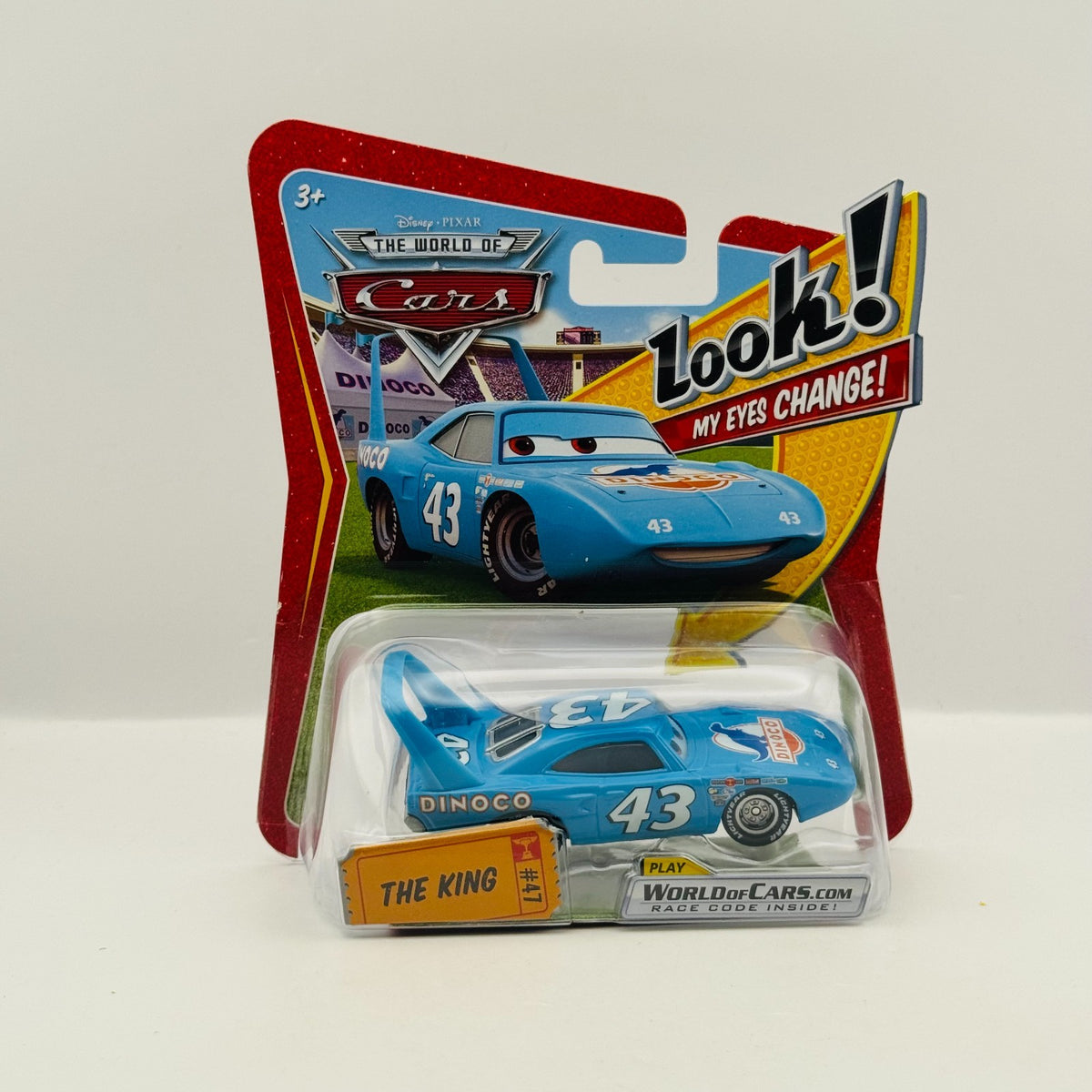 Disney Pixar Cars - THE KING LENTICULAR My Eyes Change 2009 - 1:55 Diecast