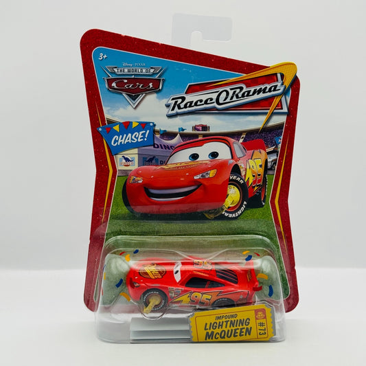 Disney Pixar Cars - IMPOUND McQUEEN WITH BOOT TAPE Race O Rama 2009 1:55 Diecast