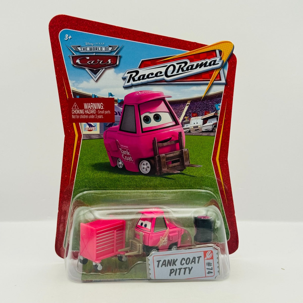 Disney Pixar Cars - TANK COAT PITTY JERRY Race O Rama 2009 - 1:55 Diecast