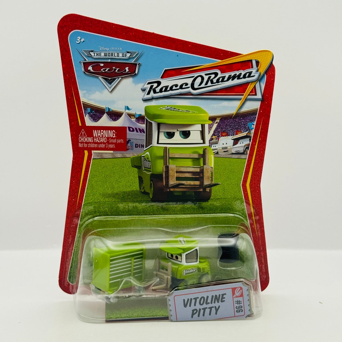 Disney Pixar Cars - VITOLINE PITTY Race O Rama 2009 - 1:55 Diecast