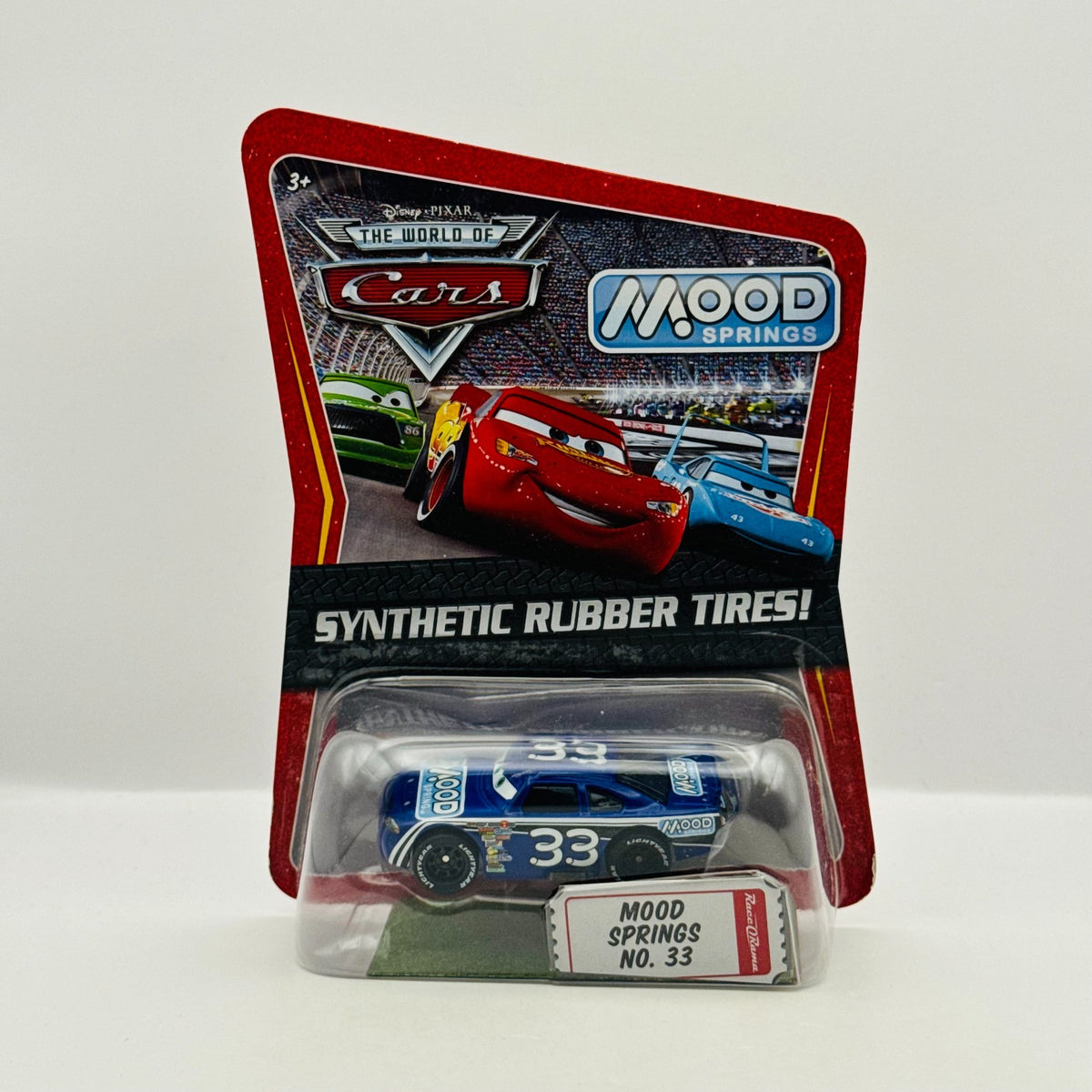 Disney Pixar Cars - MOOD SPRINGS CHUCK ARMSTRONG Rubber Tires 2009- 1:55 Diecast