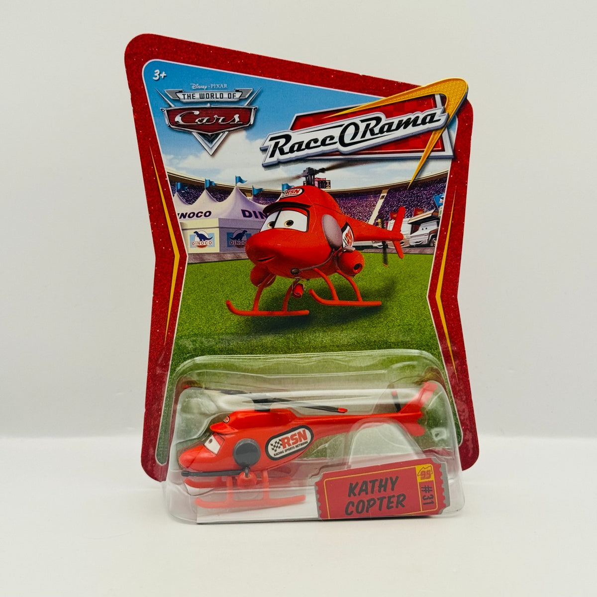 Disney Pixar Cars - KATHY COPTER Race O Rama 2009 - 1:55 Diecast