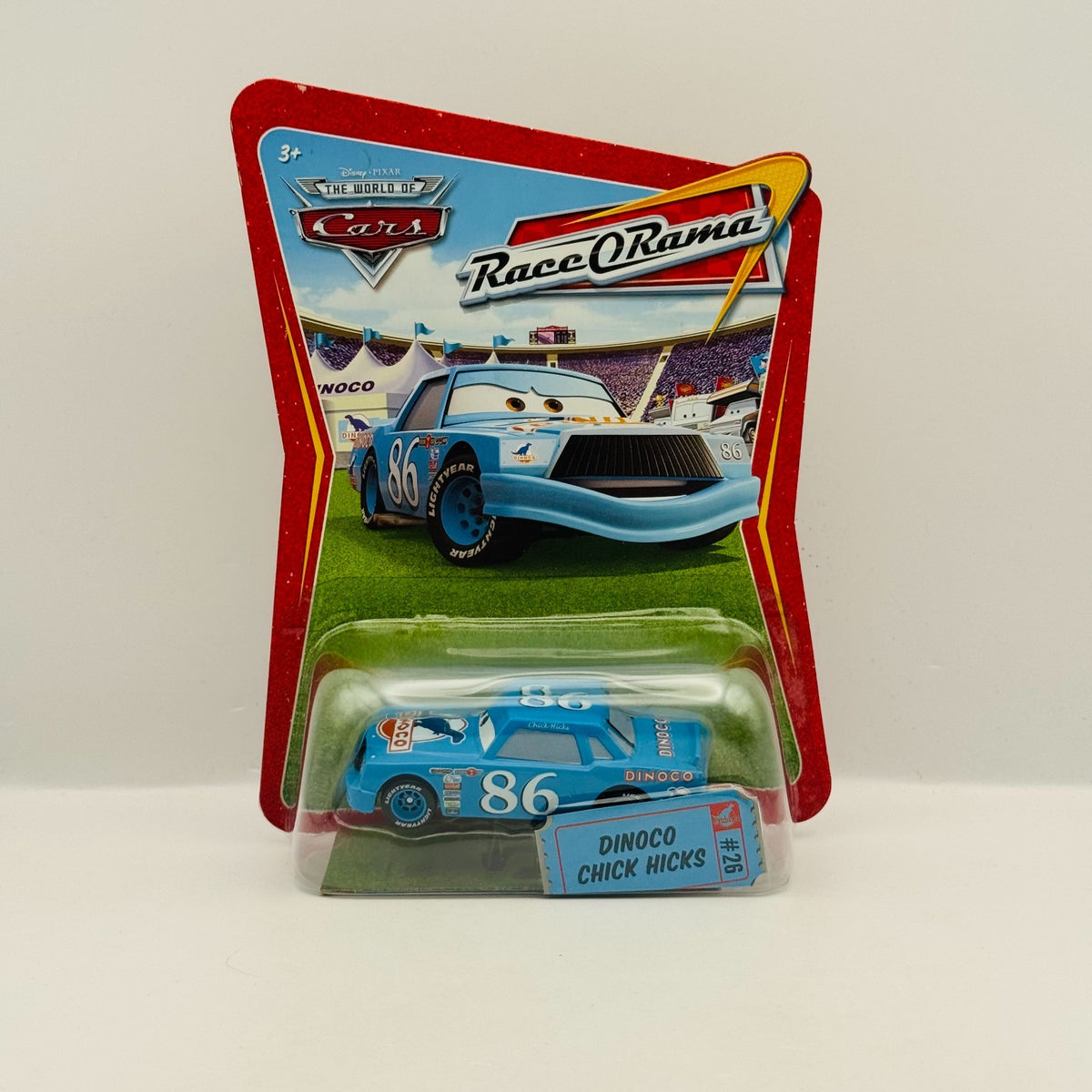 Disney Pixar Cars - DINOCO CHICK HICKS Race O Rama 2009 - 1:55 Diecast