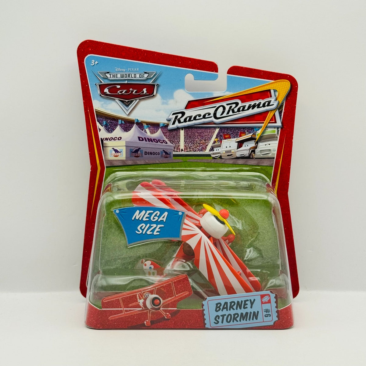 Disney Pixar Cars - BARNEY STORMIN Mega Size Deluxe 2009 - 1:55 Diecast
