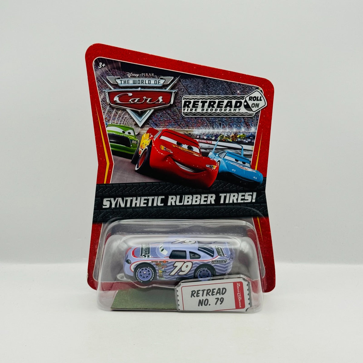 Disney Pixar Cars - RETREAD HAUL INNGAS RUBBER TIRES Piston Cup - 1:55 Diecast