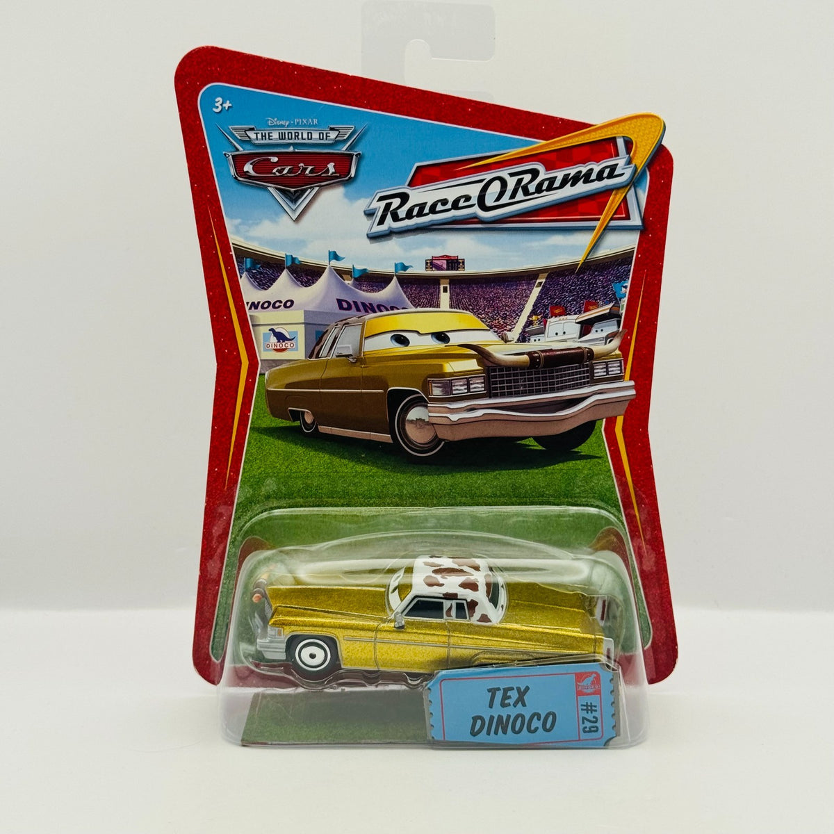 Disney Pixar Cars - TEX DINOCO Race O Rama 2009 - 1:55 Diecast