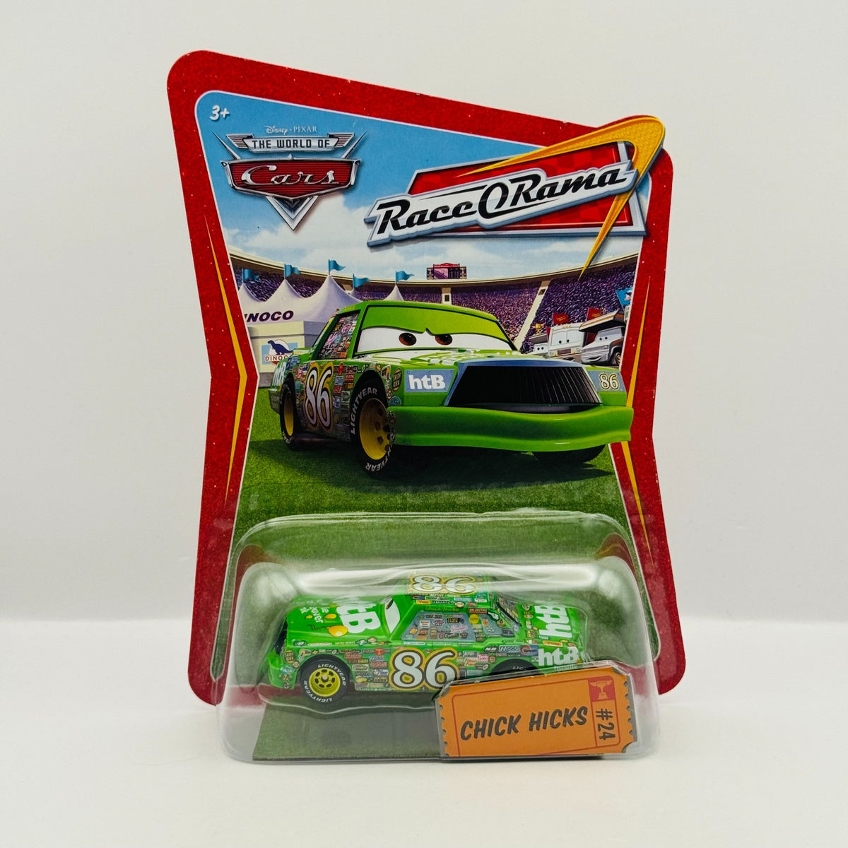 Disney Pixar Cars - CHICK HICKS Race O Rama 2009 - 1:55 Diecast