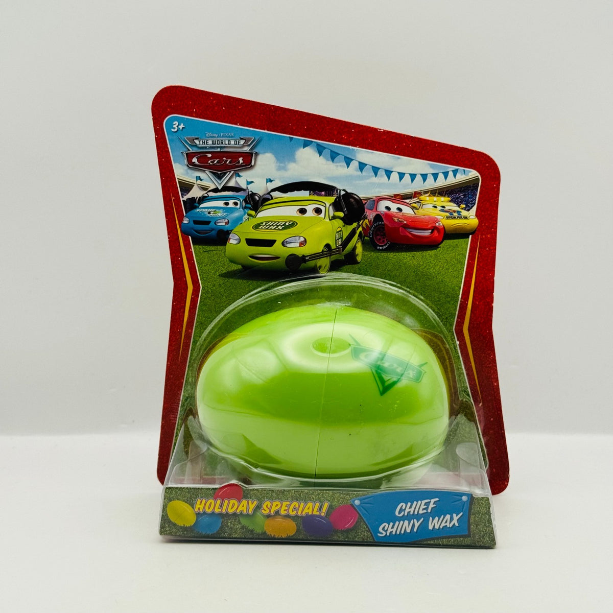 Disney Pixar Cars CREW CHIEF SHINY WAX SENIOR TRAX EASTER EGG 2009 1:55 Diecast