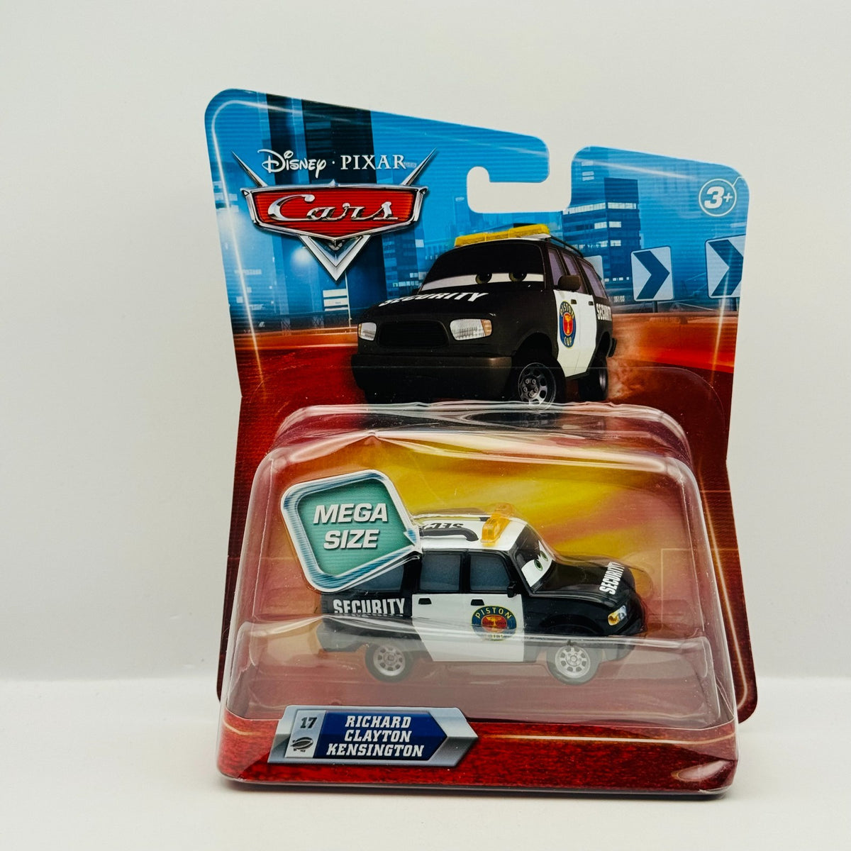Disney Pixar Cars - RICHARD CLAYTON KENSINGTON Mega Deluxe 2010 - 1:55 Diecast