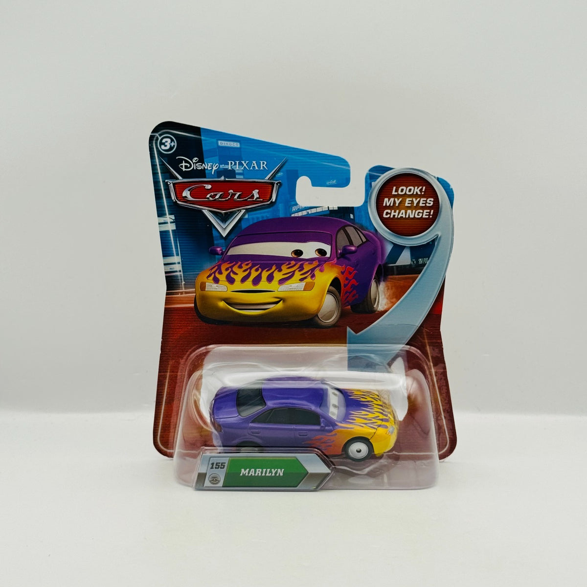 Disney Pixar Cars - LENTICULAR MARILYN My Eyes Change 2010 - 1:55 Diecast