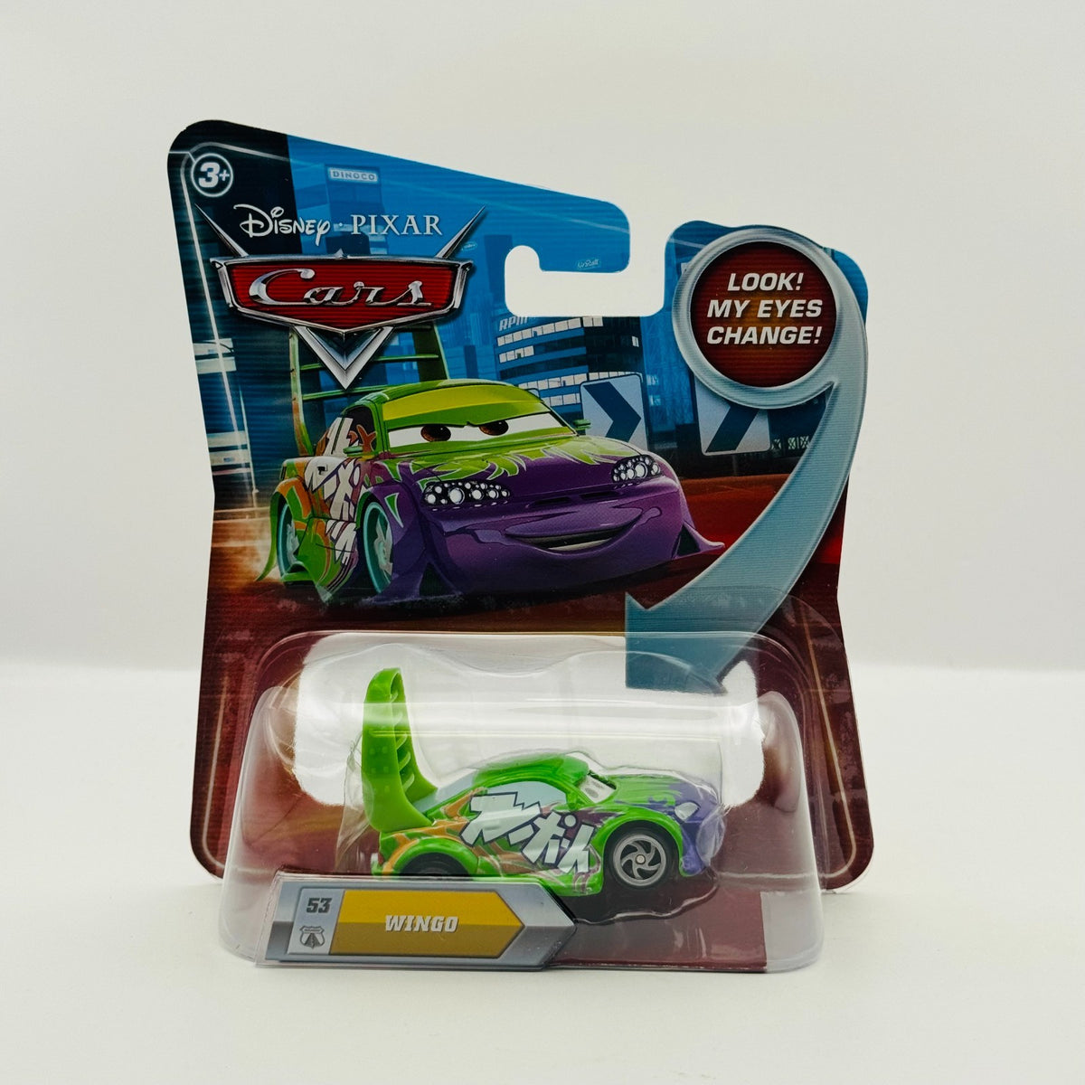 Disney Pixar Cars - WINGO LENTICULAR My Eyes Change - 1:55 Diecast