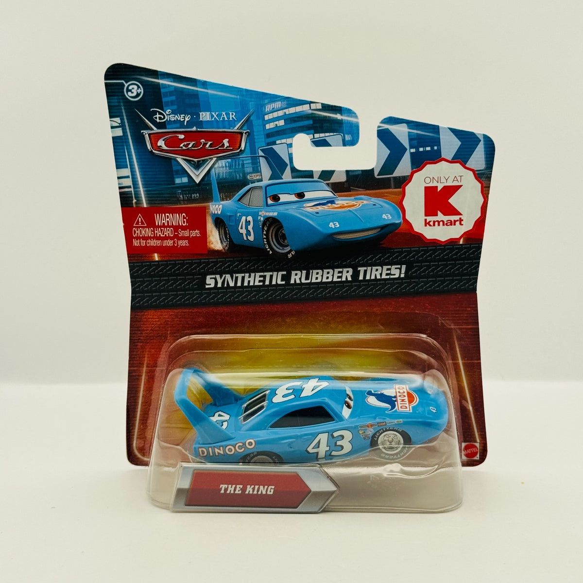 Disney Pixar Cars - THE KING STRIP WEATHERS Rubber Tires Piston Cup 1:55 Diecast