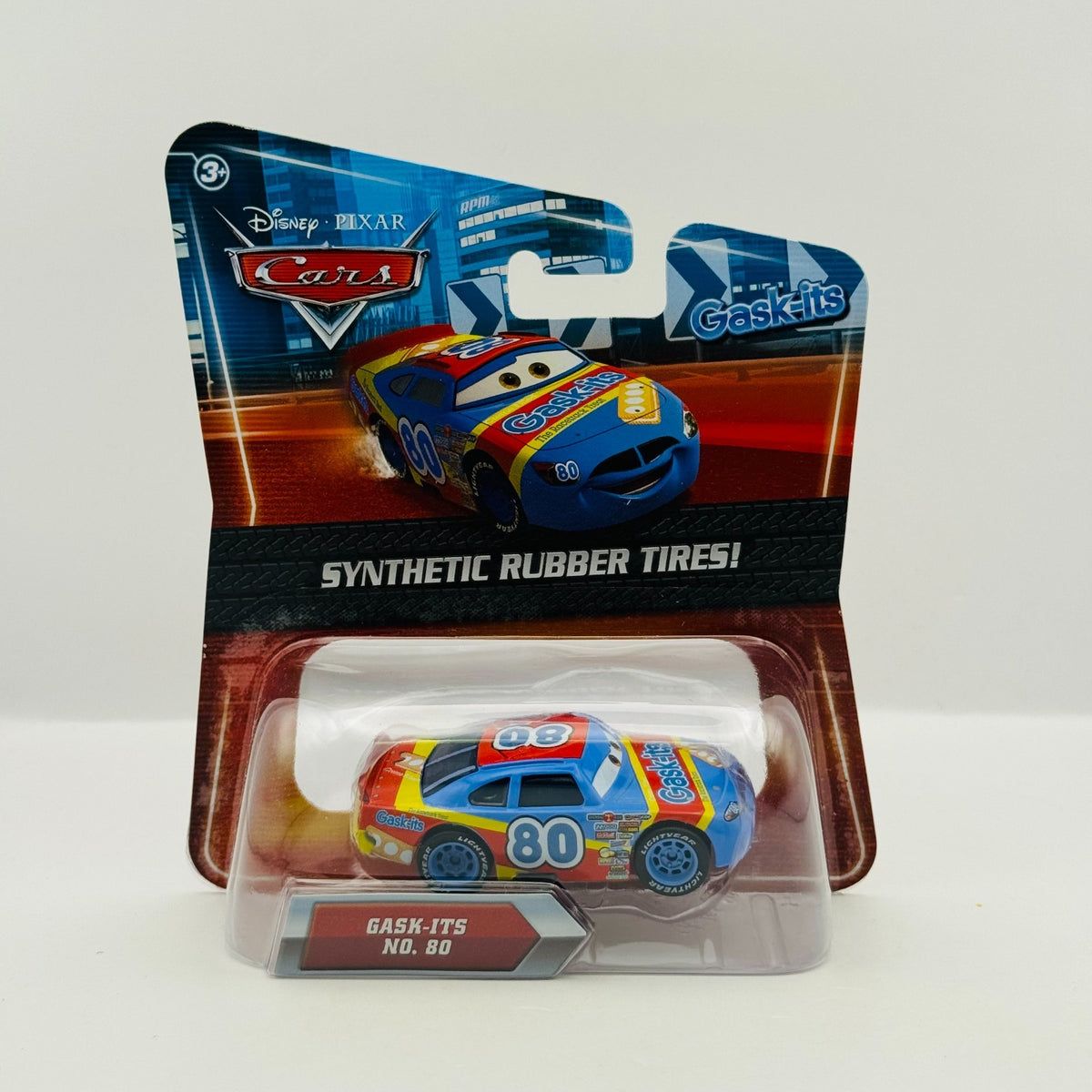 Disney Pixar Cars - SAGE VANDERSPIN GASK-ITS RUBBER TIRES Piston - 1:55 Diecast