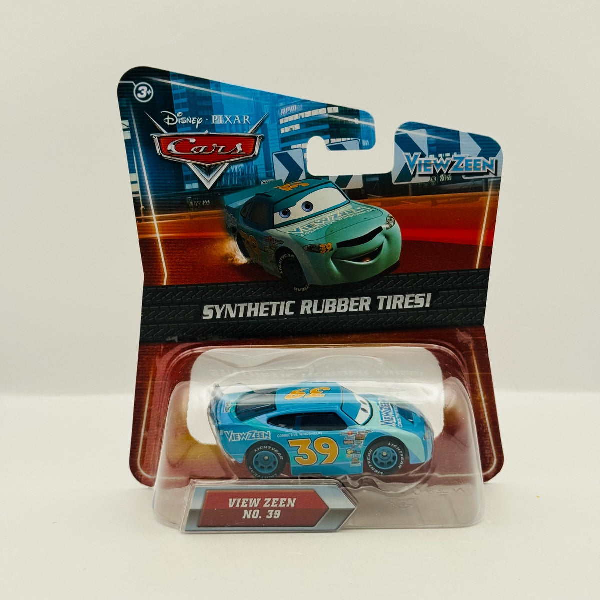 Disney Pixar Cars - RYAN SHIELDS VIEW ZEEN RUBBER TIRES - 1:55 Diecast