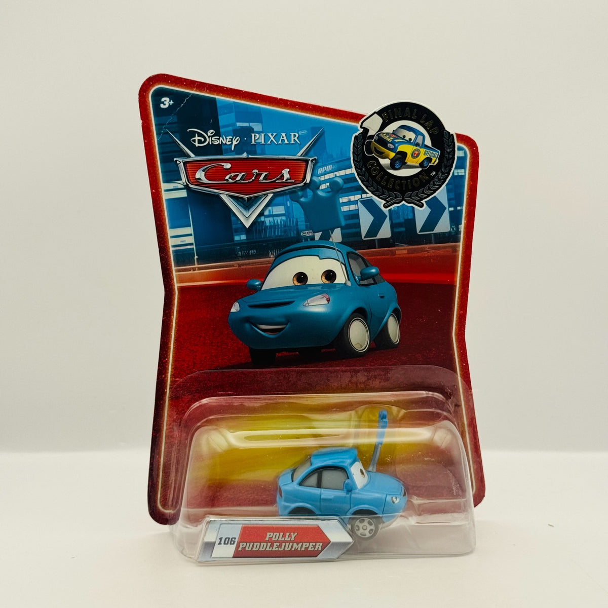 Disney Pixar Cars - POLLY PUDDLEJUMPER Final Lap 2010 - 1:55 Diecast