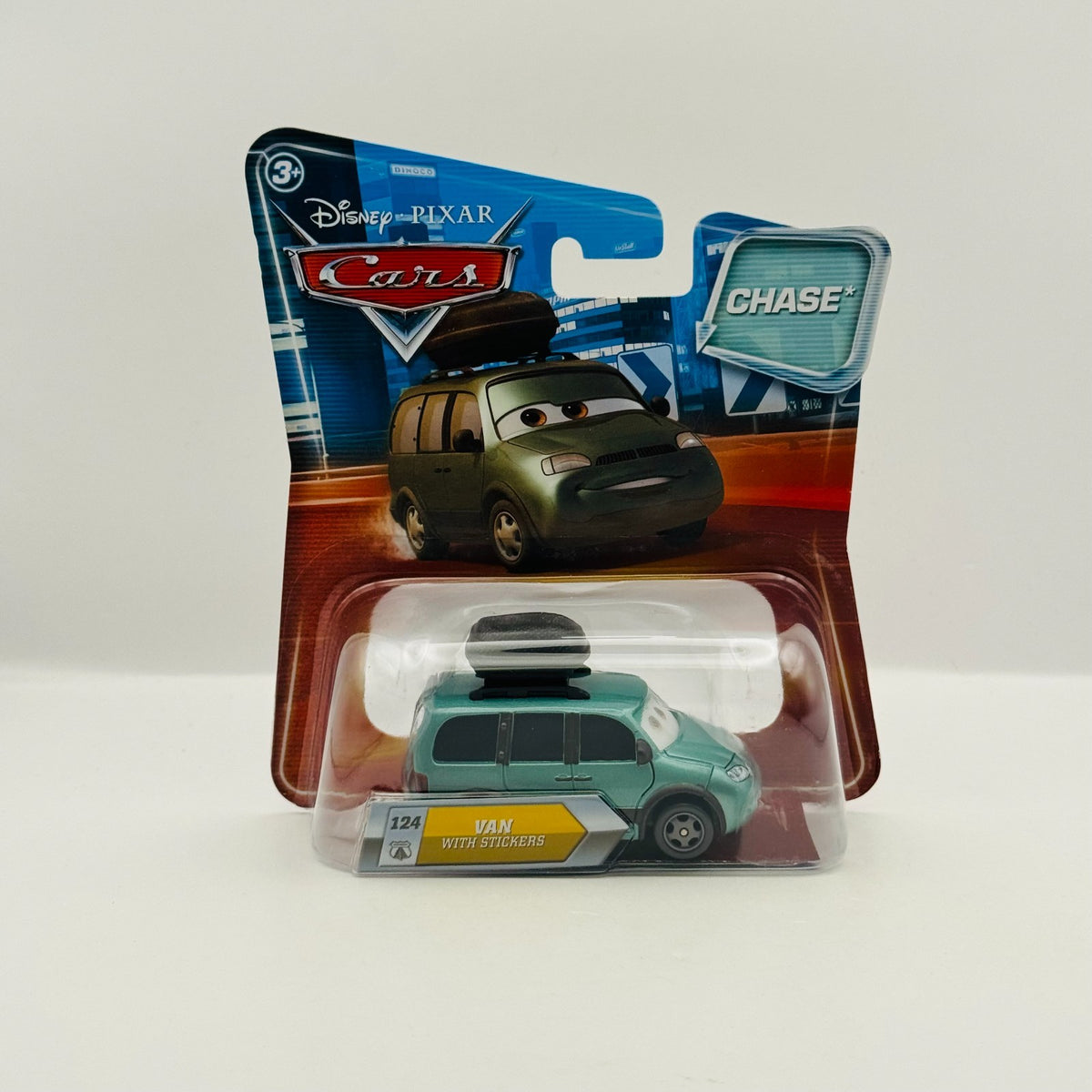 Disney Pixar Cars - LENTICULAR VAN WITH STICKERS No Sticker* Eyes - 1:55 Diecast