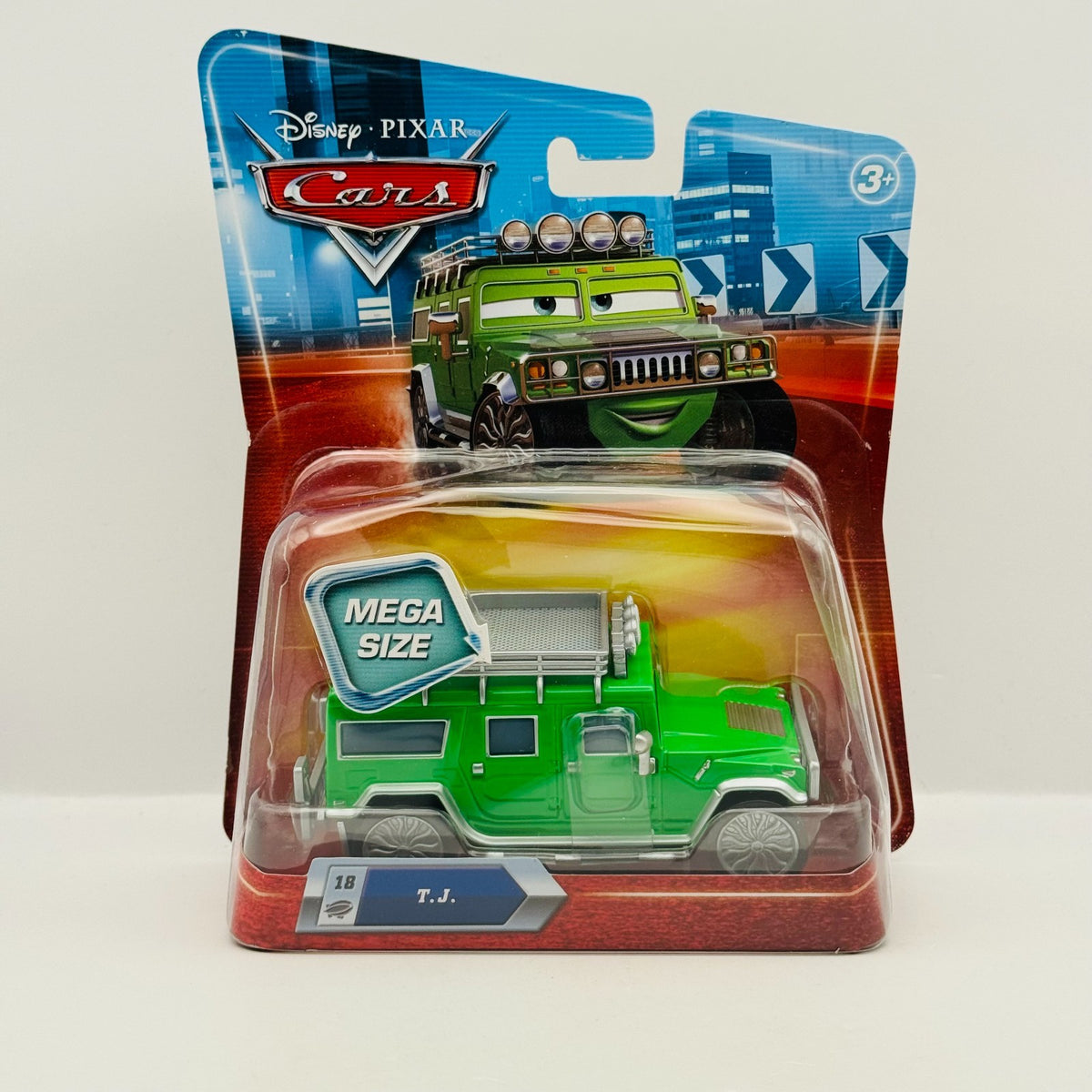 Disney Pixar Cars - TJ HUMMER Mega Size Deluxe 2010 - 1:55 Diecast