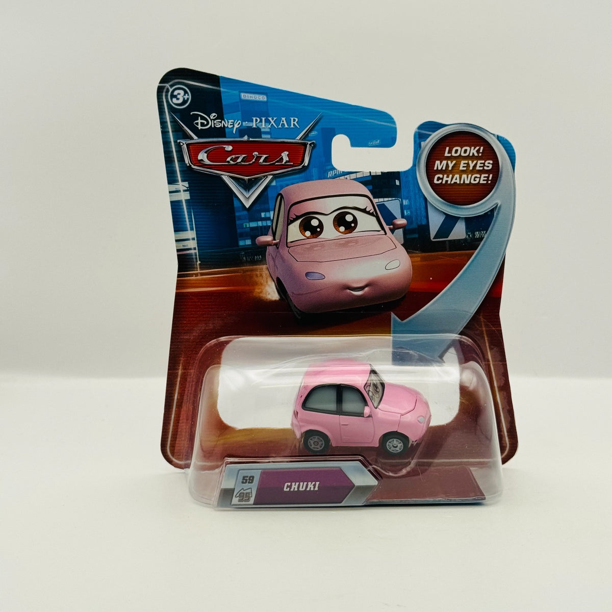 Disney Pixar Cars - CHUKI LENTICULAR My Eyes Change - 1:55 Diecast