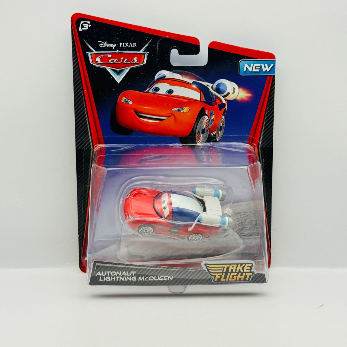 Disney Pixar Cars AUTONAUT LIGHTNING MCQUEEN Take Flight Moon Mater 1:55 Diecast