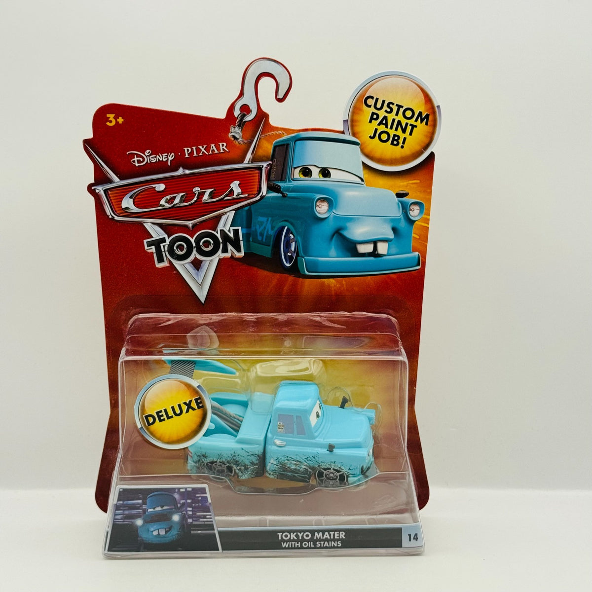 Disney Pixar Cars Toon - TOKYO MATER WITH OIL STAINS Tokyo Mater - 1:55 Diecast