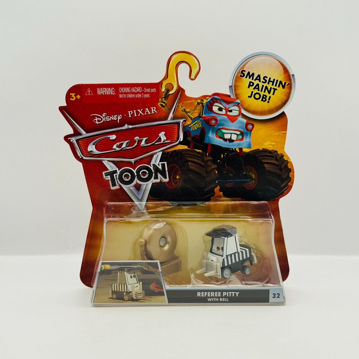 Disney Pixar Cars Toon - REFEREE PITTY Monster Truck Mater 2010 - 1:55 Diecast