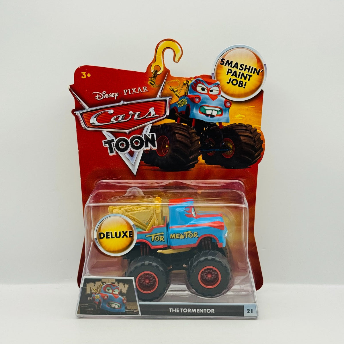Disney Pixar Cars Toon - THE TORMENTOR Deluxe Monster Truck Mater - 1:55 Diecast
