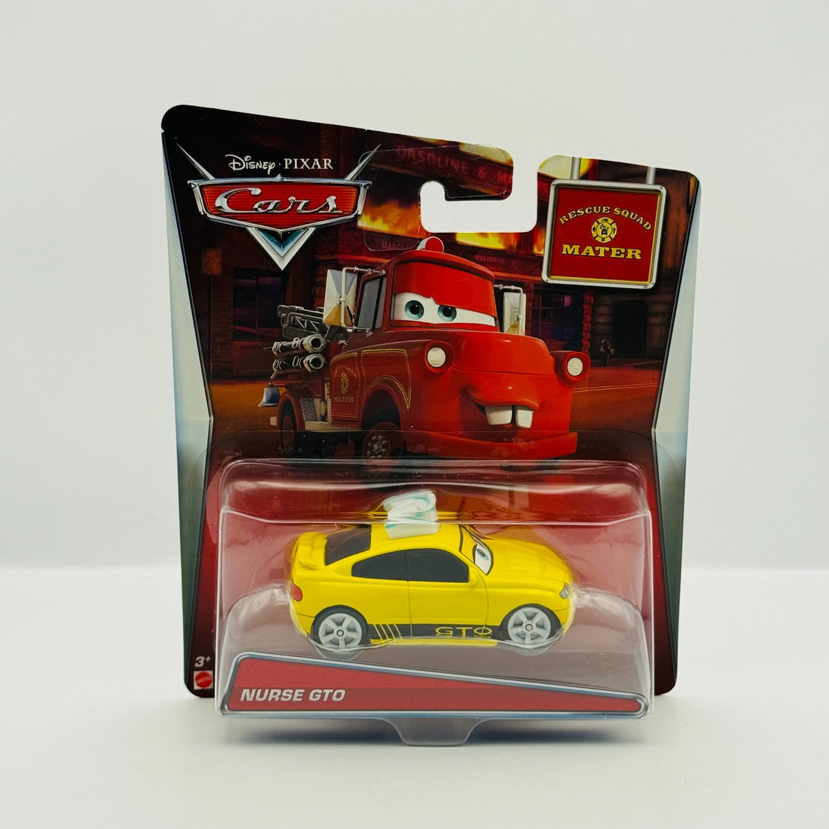 Disney Pixar Cars Toon - NURSE GTO Rescue Squad Mater 2015 - 1:55 Diecast